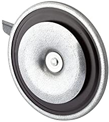 HELLA Horn - HEAVY DUTY HORN B36 - 12V - 116dB(A) - Frequenzbereich: 335Hz - Hochton - elektrisch - Gehäusefarbe: grau/schwarz - Flachsteckanschluss - Menge: 1 - 3BA 002 768-082