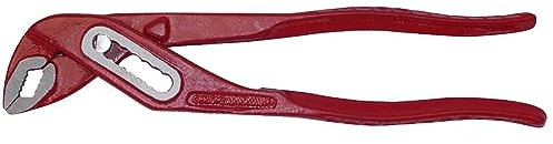 SW-Stahl 41950SB Wasserpumpenzange 175 mm I DIN 5231 Wasserrohrzange mit Klemmschutz I durchgestrecktes Gewerbe I Zange für Wasserhahn I Rohrzange Chrom Vanadium I Rohrpumpenzange I Blister Verpackung
