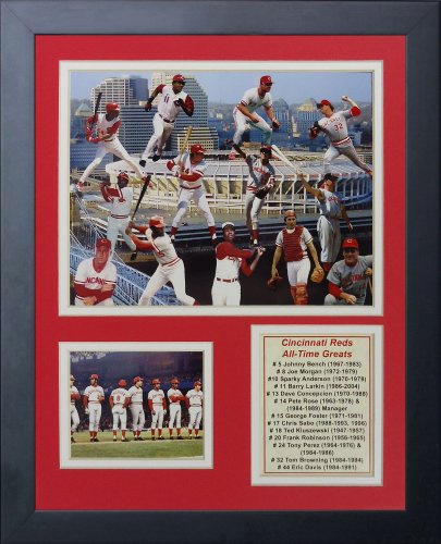 Legends Never Die MLB All Time Greats Gerahmtes Foto Collage