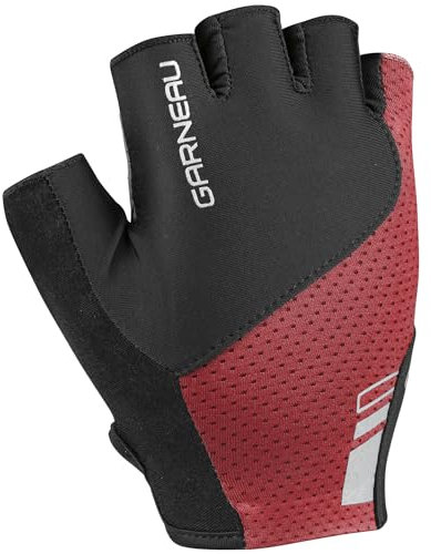 Louis Garneau Nimbus Gel-Handschuh für Herren, Herren, Roter Rock, Medium