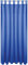 Bestlivings Blickdichte (Blau) Gardine mit Schlaufen in 140x175 cm (BxL), Vorhang Dekoschal als Sichtschutz