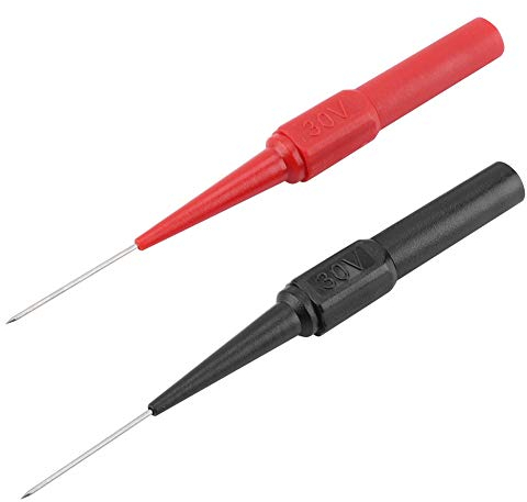 Yosoo Multimeter mit Edelstahl-Spitze, flexibel, Silikon-Teststift für Hecksonde