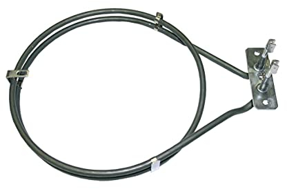 Europart 10018316 Heizung Heißluft Rundheizelement Rohrheizung Umluftheizelement 2000W 230V Backofen Ofen Herd passend wie Electrolux AEG Rex Zanussi 3570424055 Quelle Privileg 01006480