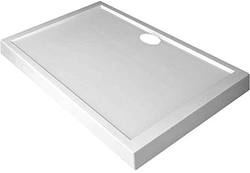 Novellini Olympic Piatto Doccia Alto Dimensione 100x80 Altezza 11,5 cm Colore Bianco Forma Rettangolare Installazione Appoggio Pavimento Superficie Liscia Materiale Acrilico