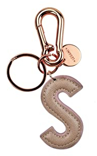 Legami My Initial Schlüsselanhänger (Pink) Roségold, Key Chain Unisex Erwachsene, Einheitsgröße, Pink, Taglia unica