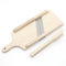 HolzFee Krauthobel Gemüsehobel Gurkenhobel (44 x 16 cm | 2 Messer) + Holz-Zange