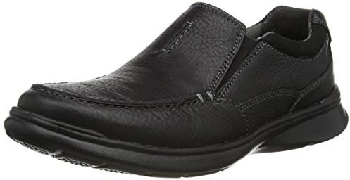 Clarks Hombre Cotrell Free Mocasines, Negro (Black Oily Leather 38), 45 EU