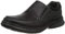 Clarks Hombre Cotrell Free Mocasines, Negro (Black Oily Leather 38), 45 EU