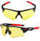 MINGZE Safety Glasses with Clear Anti Fog Scratch Resistant Wrap-Around Lenses and No-Slip Grips, UV Protection, Sunglasses for Cycling Fishing Golf