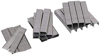 1250 Pc Assorted Staples and Brad Nails - 8mm 12mm 10mm