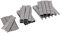 1250 Pc Assorted Staples and Brad Nails - 8mm 12mm 10mm