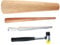 Utoolmart Metallring Sizer Dorn Armband Stick Gauge Messung Schmuck Werkzeug Hammer Set Schmuck Werkzeug