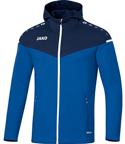 JAKO Kinder Kapuzenjacke Champ 2.0, Royal/Marine, 128