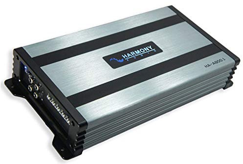 Harmony Audio HA-A800.1 Car Stereo Class D Amp Mono 1600 Watt Subwoofer Amplifier - 1 Ohm Stable - Includes Bass Remote