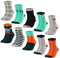 Occulto Jungen & Mädchen Motiv Socken 10er Pack (Modell: Fantasia) Dschungel 35-38