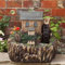 Garden Mile Solar Powered Water Mill Water Feature Fountain Decorative Ornament for the Garden Centrepiece Ornamental Decoration Pond Patio Lawn Outdoor