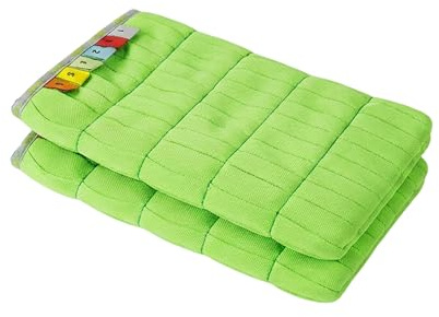 Delta Mikrofaser-Handschuh, Grün, mit Glasscheibe, 14 x 26 cm, 200 g/m≤ – Beutel mit 2 Handschuhen