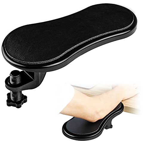 Support d'accoudoir réglable pour ordinateur, repose-bras de souris ergonomique, support pour accoudoir de clavier, support rotatif pour table, bureau, chaise, bureau