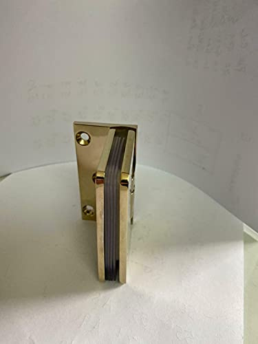 Cerniera a scatto doppia regolazione per Box Doccia, muro vetro 90°/180° - Ottone lucido
