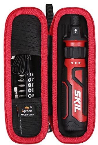 Aproca Hard Storage Travel Case, for SKIL Rechargeable 4V Cordless Screwdriver and Accessories