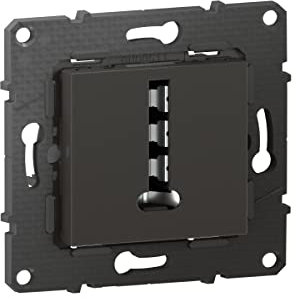 BTicino - Prise téléphone 8 contacts en T Altège - finition Nuit