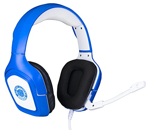 Konix My Hero Academia Casque Gaming Filaire PS4, PS5, Switch, Xbox One et Series X|S - Microphone - Câble 1,5 m - Prise Jack 3,5 mm - Blanc et Bleu