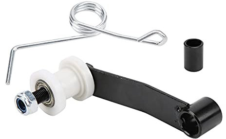 Aramox Tendeur de Chaîne avec Ressort, Guide de Tendeur de Chaîne de Moto pour ATV Go Kart 110 125 150 200 250 420 428 530 Chaîne
