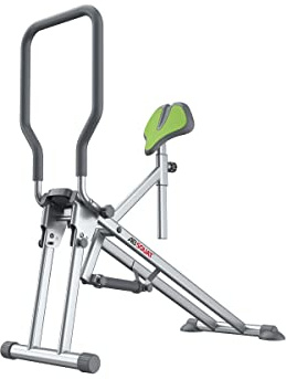 Ab Squat Fitness Device - Ganzkörper-Trainingsgerät - Fitnessgerät für Bizeps, Latissimus, Bauch, Schultern, und Rückenmuskeln - Cardio- und Krafttrainingsgerät - Heimtrainer inkl. Fitnessmonitor