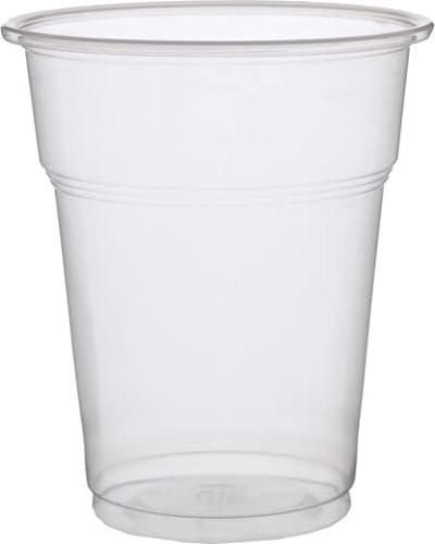 CWPack Plastikbecher - 0,3 L Transparent | Bierbecher für das nächste Fest, Einwegbecher für unkompliziertes Trinken, durchsichtiger Becher für verschiedene Anwendungszwecke