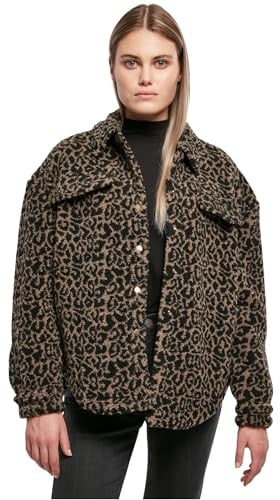 Urban Classics Damen Ladies AOP Sherpa Overshirt