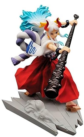 BANPRESTO Figur Statue One Piece Yamato Senkozekkei - Höhe 11cm - Mehrfarbig