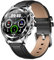 XWATCH Pro Business - Smartwatch, Lederband, Anrufe, Textnachrichten, Sprachassistent, Sport und Gesundheit, Herren, Damen, 7 Tage Akkulaufzeit