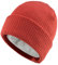 Van Der Rich ® - Strickmütze Pelz Innenseite Für Damen und Herren (Orange, One Size)