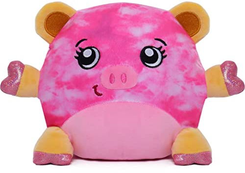 Dream Beams - süßes, kuschelieges Plüschtier, Glow in The Dark, waschbar, ab 0 Jahre (18 cm, Mia (Schwein))