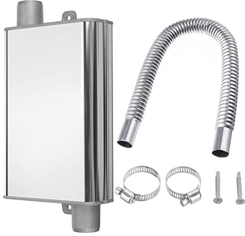 24mm Exhaust Pipe Silencer Muffler with Clamp Bracket for Webasto and Eberspacher Car Air Diesel Parking Heaters