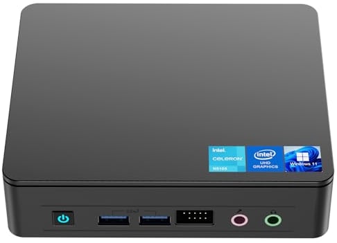 Intel NUC 11 Mini-PC(NUC11ATKC4), Intel Celeron N5105, 16GB RAM, 512GB SSD, Windows 11, 4K Ultra-HD Dual-Display, Dual-WiFi, Gigabit-Ethernet-Anschluss, für Büro/Studium/Home (Atlas Canyon)