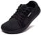 HOBIBEAR Unisex Wide Barefoot Shoes for Men Women Outdoor Trail Running Minimalist Walking Shoes Lightweight and Breathable(All Black,13 UK)