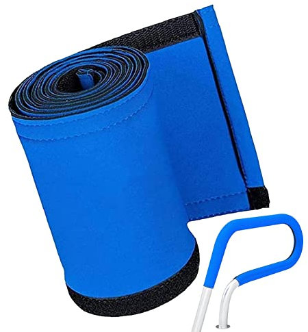 Qmisify corrimano piscina, copertura antiscivolo per corrimano piscina - manicotto di copertura scorrevole per piscina sul pavimento e sul pavimento