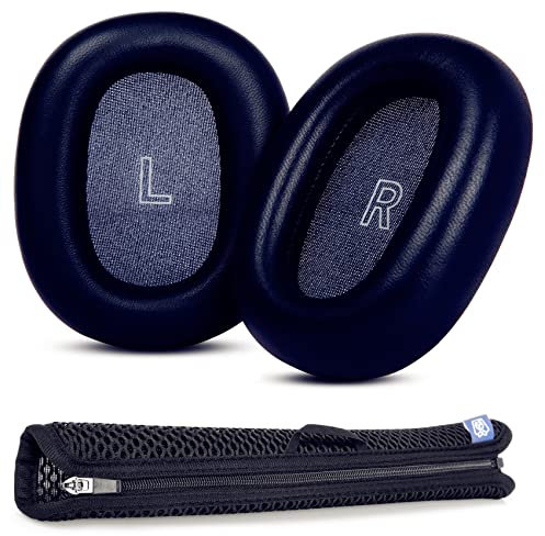 YunYiYi H95 Cuscinetti auricolari di ricambio compatibili con Bang & Olufsen Beoplay H95 Cuffie Beoplay H95 Imbottitura in pelle di pecora (blu)