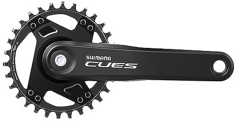 SHIMANO 4550170171766, GUARNITURA 9/10/11V Shim CUES U4000 42D 170M Unisex Adulto, Nero, Taglia Unica