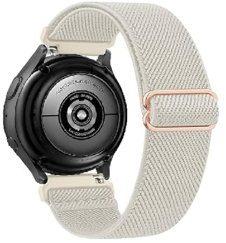 Elastico Nylon Cinturini di Ricambio per Garmin Venu 2 Plus/Venu Sq/Sq 2, 20mm Sport Bracciali Cinturino per Garmin Vivoactive 3/Vivomove 3/Style/Luxe/Trend/HR, Forerunner 245/645 Music