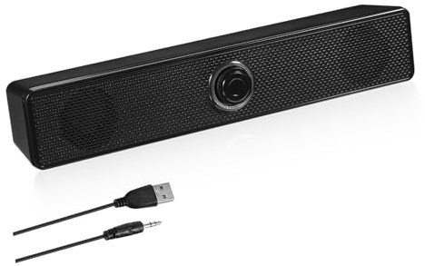 Gadpiparty Soundbar Lautsprecher Kleiner Fürpc Tv Smartphone Kabelgebunden Kompakt Kristallklarer Klang Vielseitig Für Wohnzimmer Büro