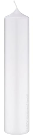Kopschitz Kerzen Altarkerze Weiß 300 x Ø 40 mm, 1 Stück, Unparfümiert