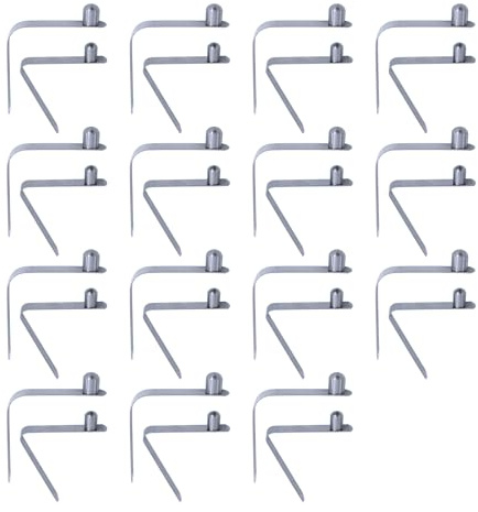 30X 304 Stainless Steel Solid Single Pin 6mm 8mm V-Clips Butterfly V Clip for Swimming Pool Spa Brush Leaf Skimmer/Net, Vacuum Head, Mini Jet Vacuum, Telescopic Pole