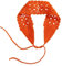 Bandeau bohème au crochet pour femme, motif floral, bandeaux, bandeau, bandeau, serre-tête, accessoire de cheveux pour décoration de fête, costume, mascarade, cosplay, femmes et filles, couleur orange