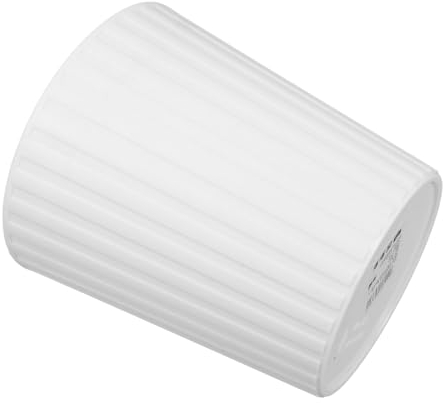 Tofficu Mini Poubelle De Bureau Blanche, Petite Taille Compacte, Plastique Léger, sans Couvercle, pour Bureau Et Salon