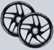 DualColorStampe Motorrad-Felgenaufkleber, kompatibel mit BMW R 1200 GS R 1250 GS F 650 GS G 310 GS F 750 GS Stickers 17 - 19 Zoll für Felgenrand Motorrad 19 Zoll / 17 Zoll Streifen D0112 (Silber 90)