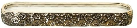 Bougie Parfumée en Céramique 6 Mèches 39cm Or