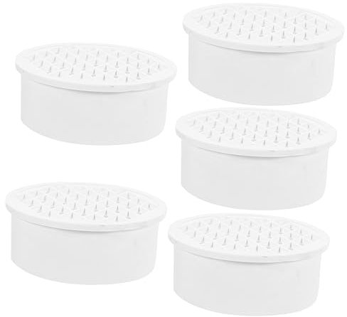 IWOWHERO 5pièces Lot De Protège-gouttières Crépine De Gouttière Protection Grillage De Descente