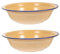 OKUMEYR Juego de 2 Platos Soperas de Cuenco Resistente Antideslizantes Fáciles de Limpiar Estilo Vintage para Cocina o Comedor